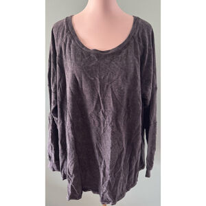 Women's Like Love Sweatshirt 3XL Gray Long Sleeve